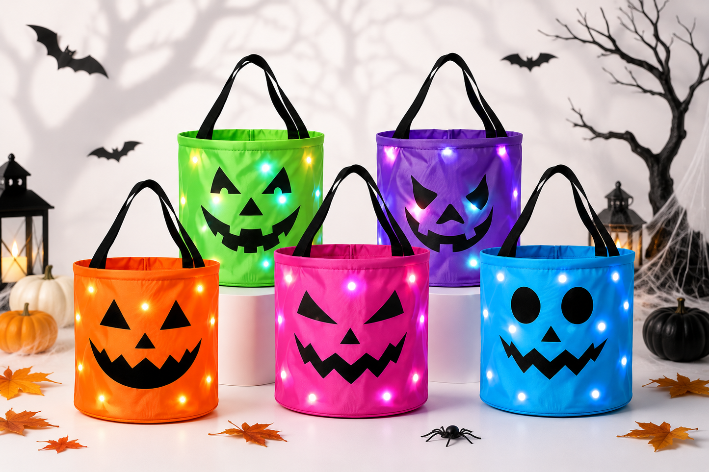 Halloween Light-Up Trick-or-Treat Bag